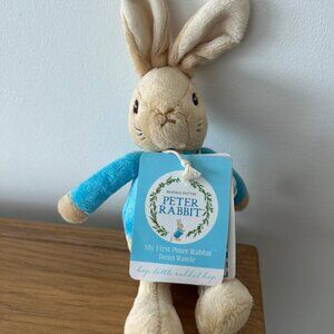 Peter Rabbit bean rattle teddy
